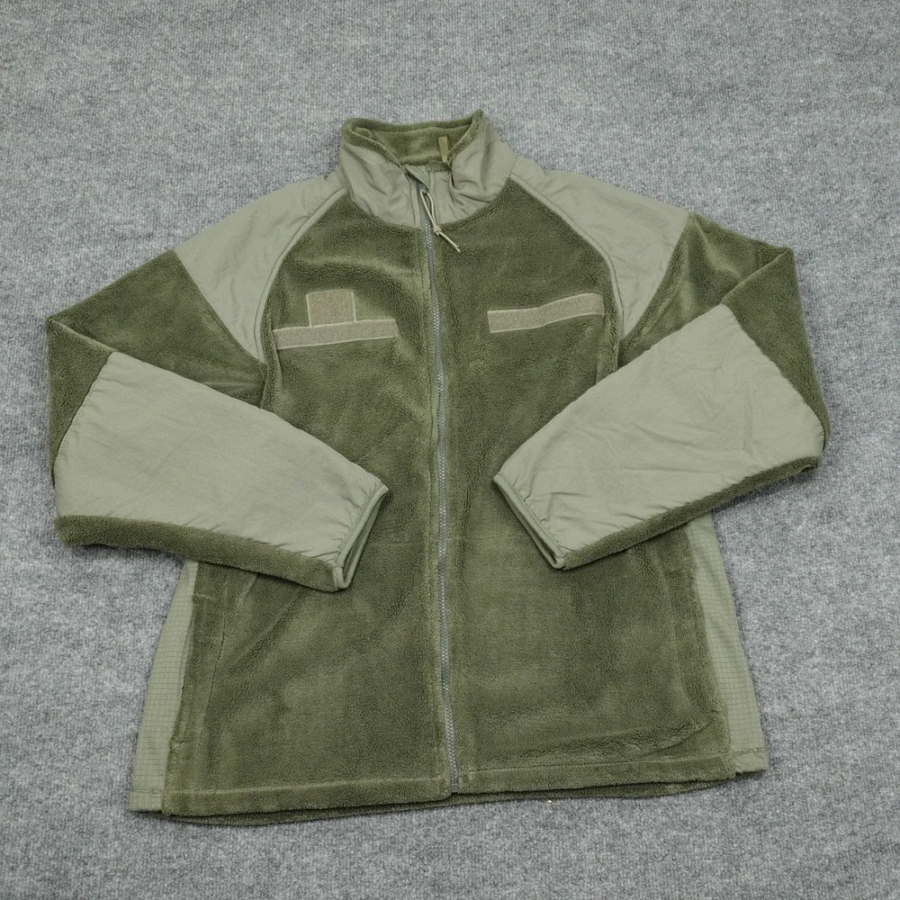 Military Jacket Mens Medium Regular Green Fleece ECWCS Gen III Cold Weather